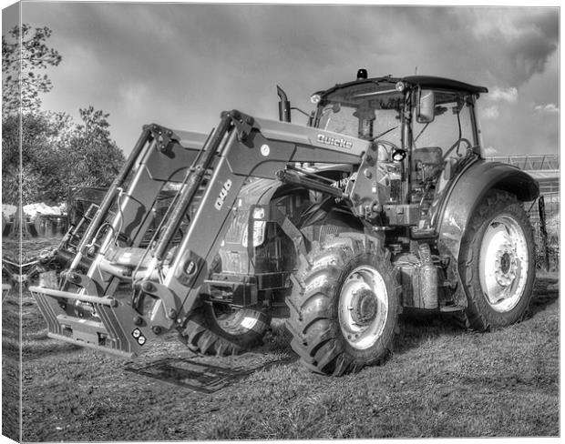 Holland Tractor T5.105 Canvas Print by Clive Eariss