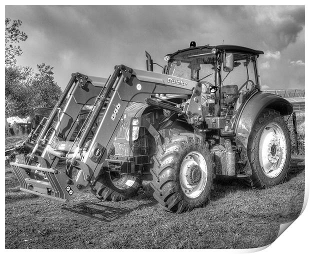 Holland Tractor T5.105 Print by Clive Eariss