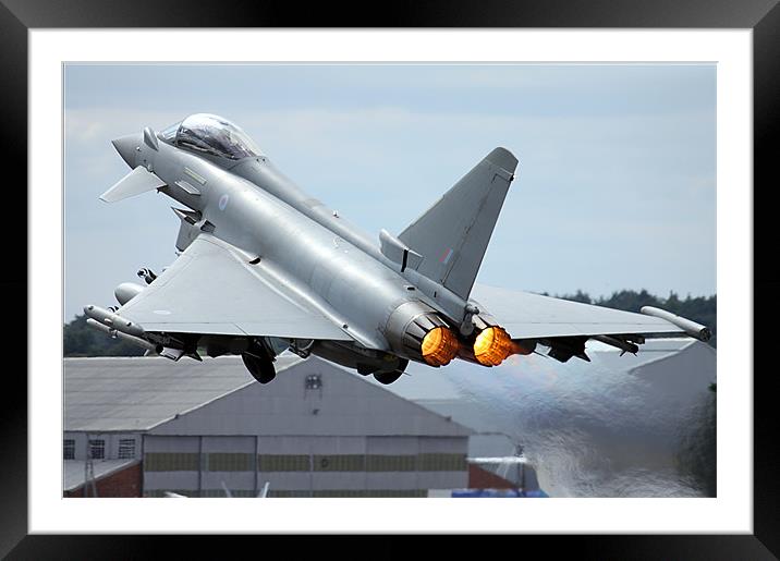 Tarnish 5 Eurofighter Typhoon Framed Mounted Print by Oxon Images