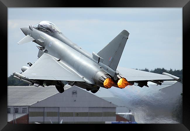 Tarnish 5 Eurofighter Typhoon Framed Print by Oxon Images