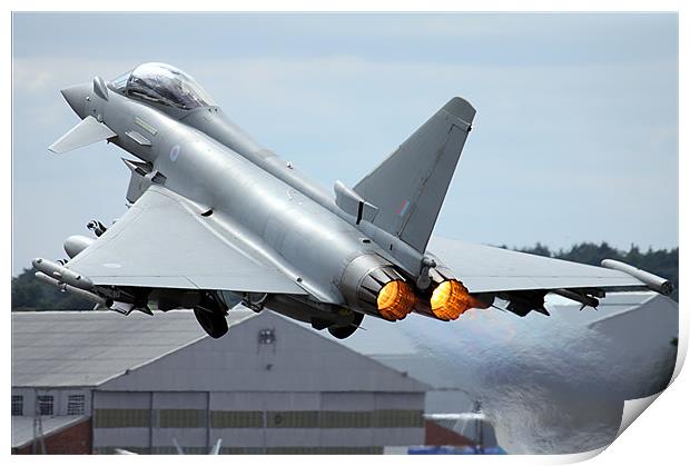 Tarnish 5 Eurofighter Typhoon Print by Oxon Images