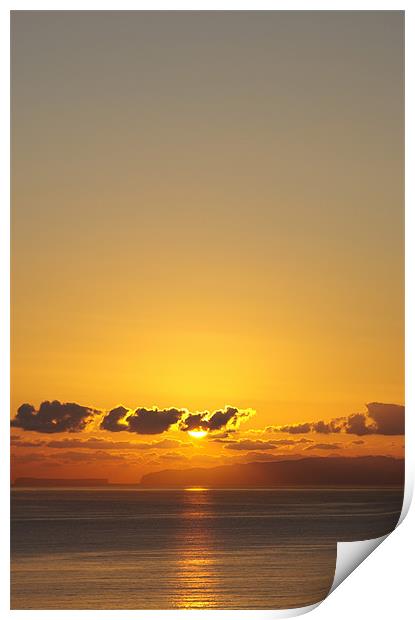 Dawn over the Desertas  Print by Alan Pickersgill