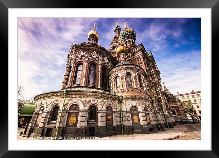 Church of the Spilled Blood Framed Mounted Print by Phil Wareham