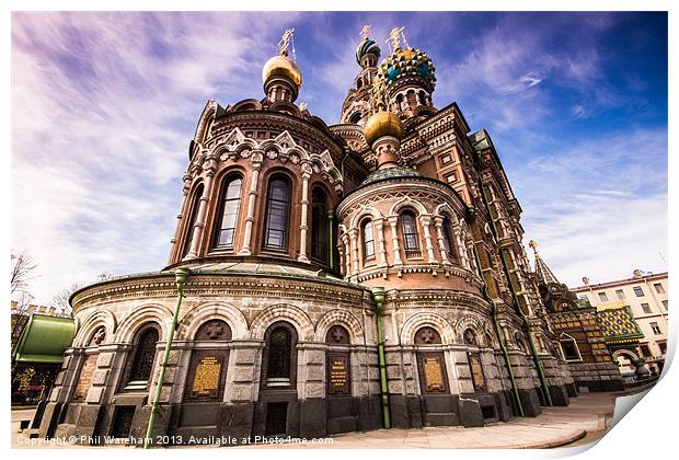 Church of the Spilled Blood Print by Phil Wareham