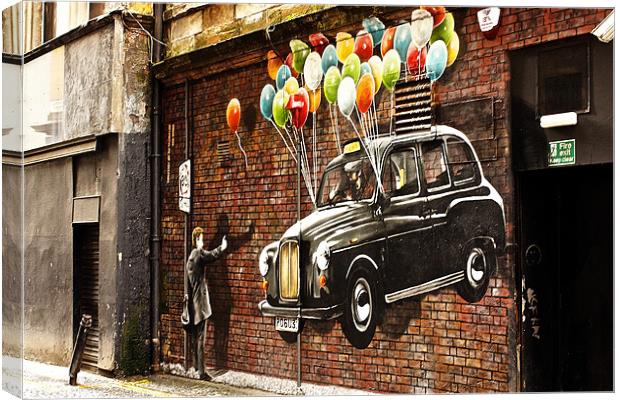send a taxi I am drunk Canvas Print by jane dickie
