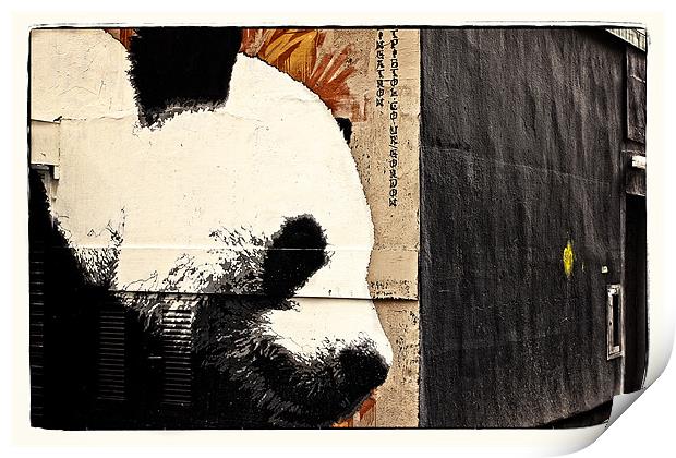 The Glasgow panda Print by jane dickie