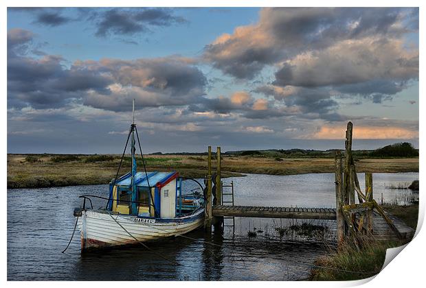 The Maria fishing boat Print by Gary Pearson