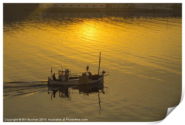 Fishing Boat At Dawn Photo Print by Bill Buchan