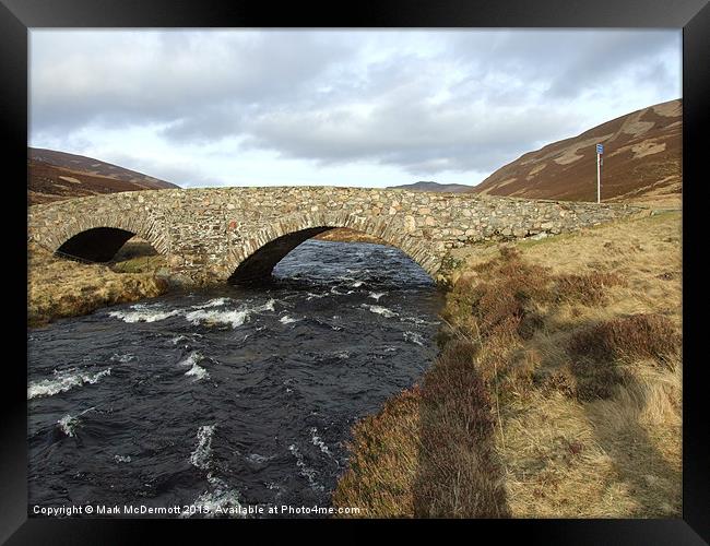 Rural Bridge in Scotland Framed Print by Mark McDermott