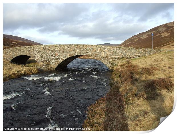 Rural Bridge in Scotland Print by Mark McDermott
