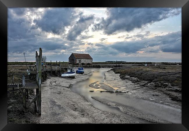 The old coal store, Thornham Framed Print by Gary Pearson