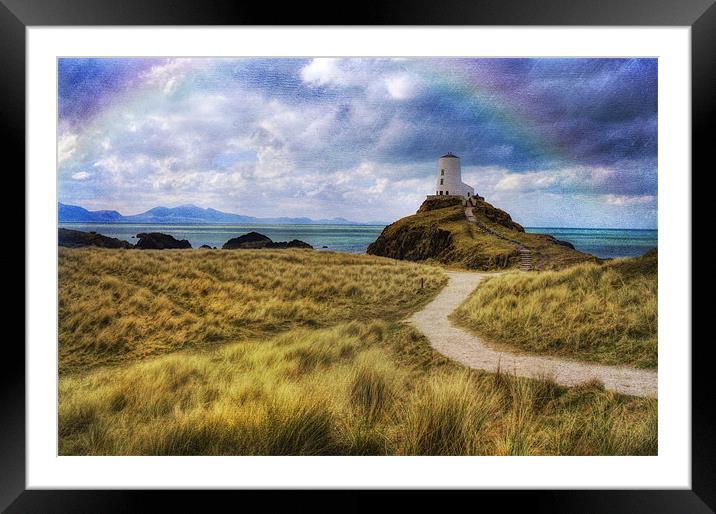 A walk to the lighthouse Framed Mounted Print by Ian Mitchell