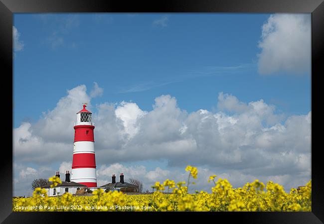Radiant Happisburgh Lighthouse Framed Print by Digitalshot Photography