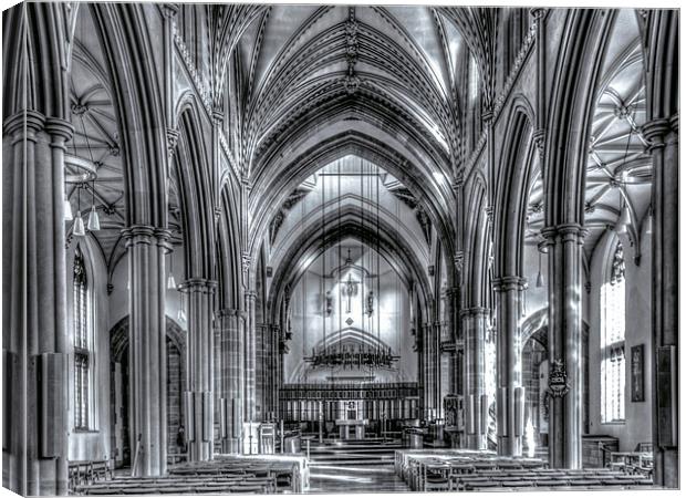 Blackburn Cathedral Canvas Print by Mike Dickinson