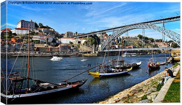 Porto Portugal Canvas Print by Robert Pettitt
