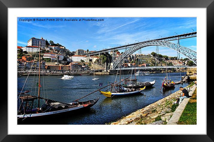 Porto Portugal Framed Mounted Print by Robert Pettitt