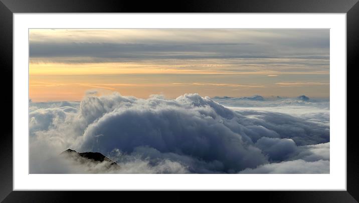 Crib Goch - Snowdonia National Park Framed Mounted Print by Kevin OBrian