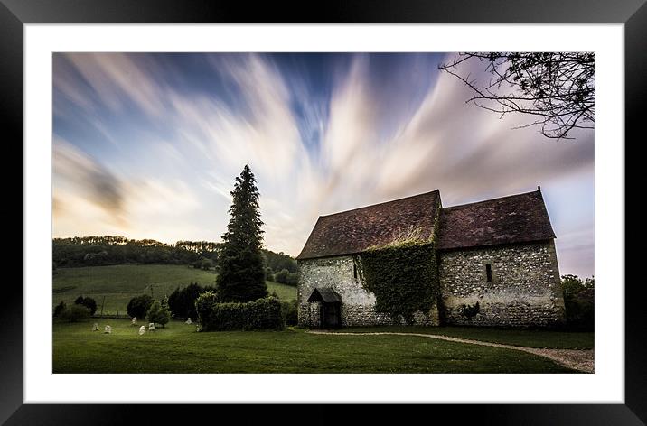 The lost village of Dode. Framed Mounted Print by Ian Hufton
