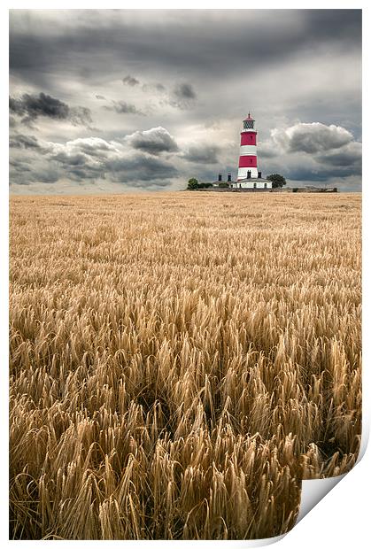 Happisburgh Lighthouse Print by Stephen Mole
