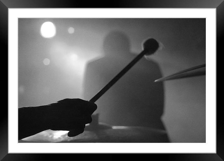 Drum Stick Framed Mounted Print by Kevin Duffy