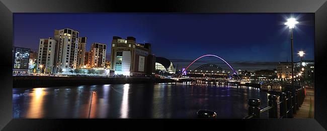 Newcastle Quay Side Framed Print by Kevin Duffy