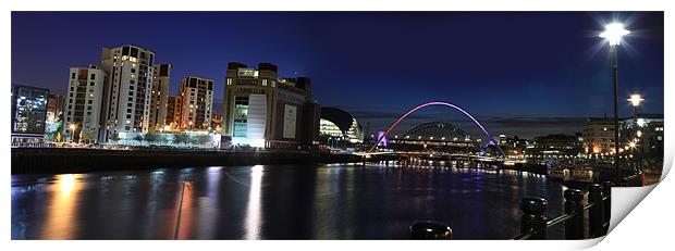 Newcastle Quay Side Print by Kevin Duffy