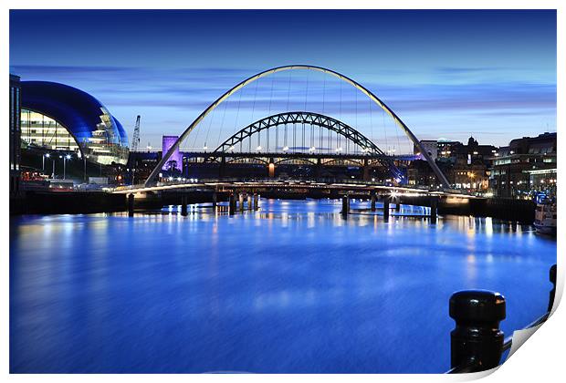 Newcastle Quay Side Print by Kevin Duffy