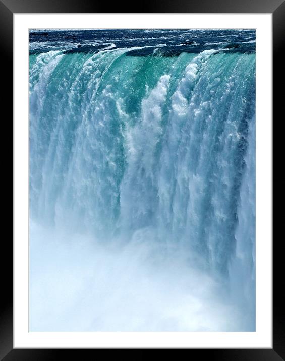Niagara Falls Framed Mounted Print by Paula Guy
