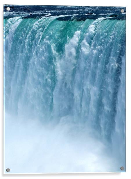 Niagara Falls Acrylic by Paula Guy