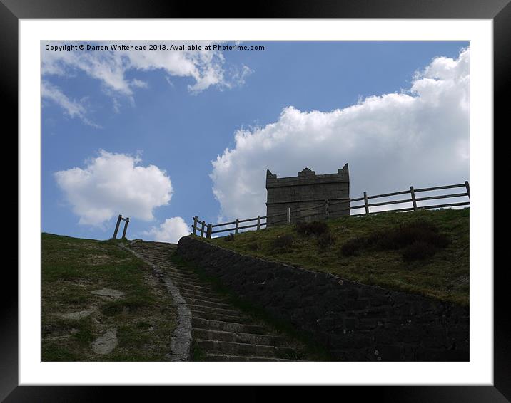 Steps to the Pike Framed Mounted Print by Darren Whitehead