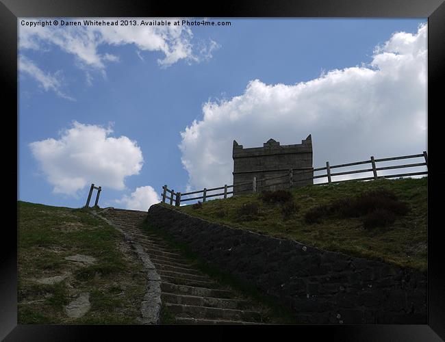 Steps to the Pike Framed Print by Darren Whitehead
