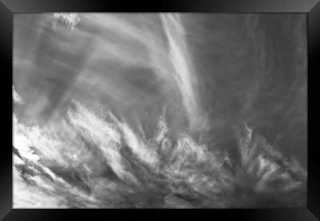 Monochrome Skies Framed Print by David Pyatt