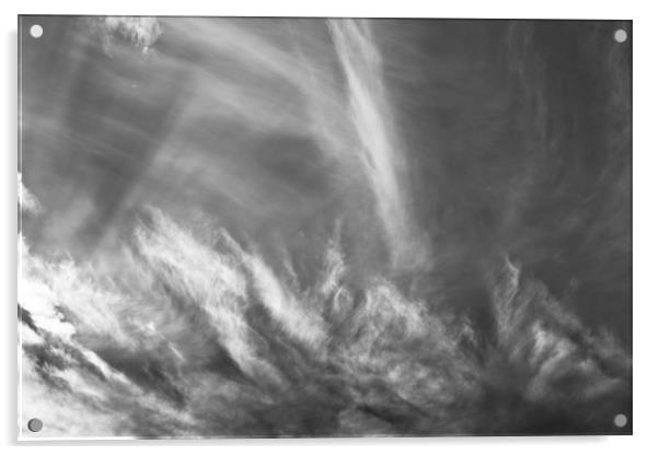 Monochrome Skies Acrylic by David Pyatt
