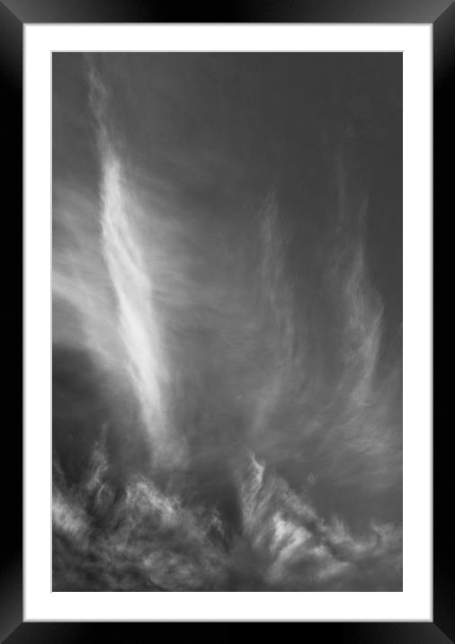 Dancing Clouds Framed Mounted Print by David Pyatt