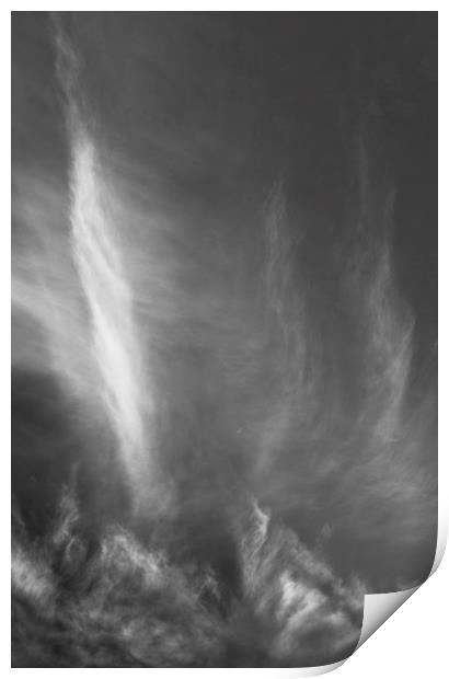 Dancing Clouds Print by David Pyatt