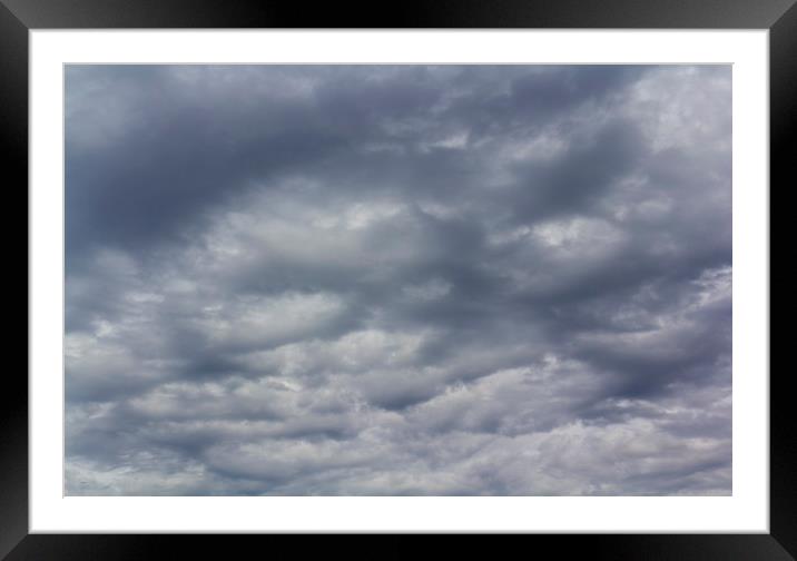 Storm Clouds Framed Mounted Print by David Pyatt