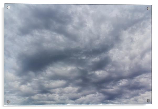Storm clouds Acrylic by David Pyatt