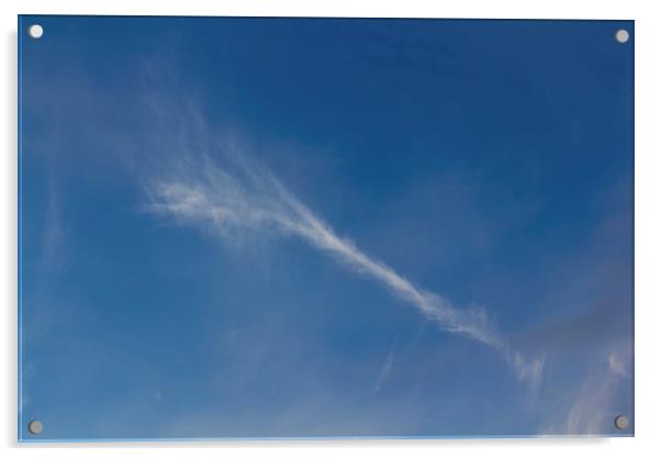 Blue sky with a twist Acrylic by David Pyatt