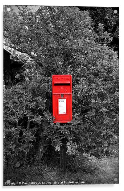 Little red box Acrylic by Digitalshot Photography