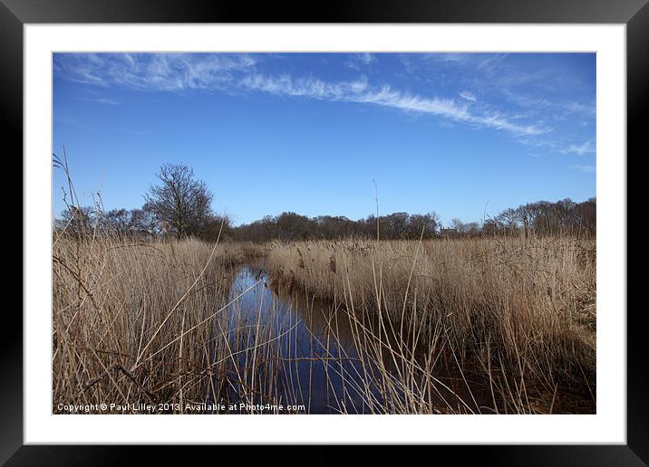 Serenity by Hickling Broad Framed Mounted Print by Digitalshot Photography