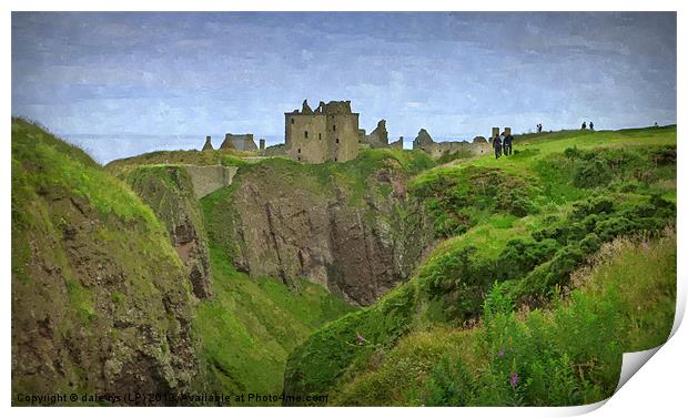 dunnottar castle Print by dale rys (LP)