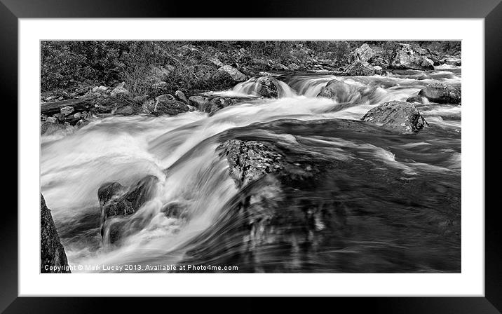 The Rivers Muscle Framed Mounted Print by Mark Lucey