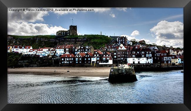 Whitby View Framed Print by Trevor Kersley RIP