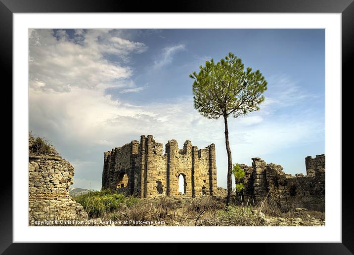 Aspendos Framed Mounted Print by Chris Frost