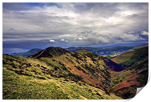 Shropshire Hills Print by Darren Burroughs