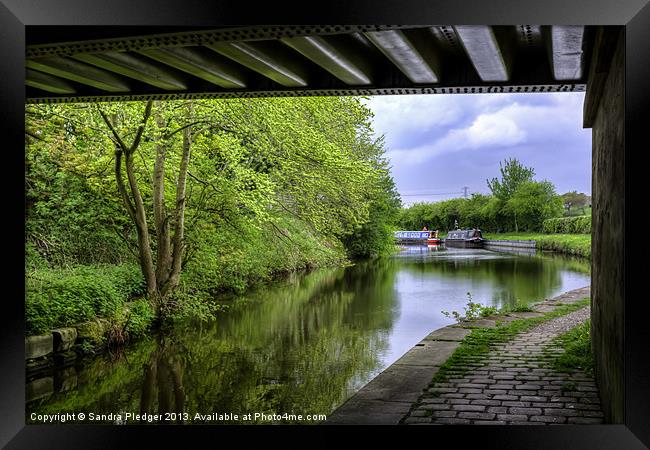 Canal View Framed Print by Sandra Pledger