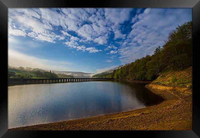 Derwent with early morning mist Framed Print by Oxon Images