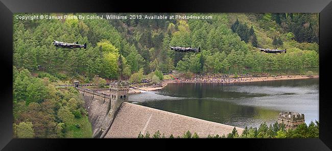Dambusters 70 Years On - The Derwent Dam Framed Print by Colin Williams Photography