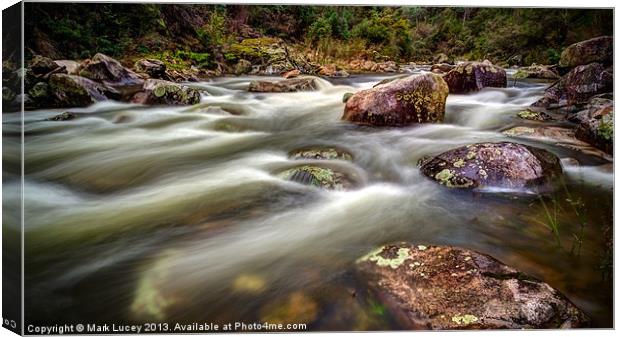 Taming of the Kiewa Canvas Print by Mark Lucey