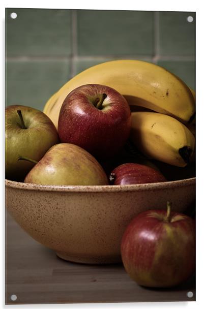 Fruit Bowl Acrylic by Alan Todd